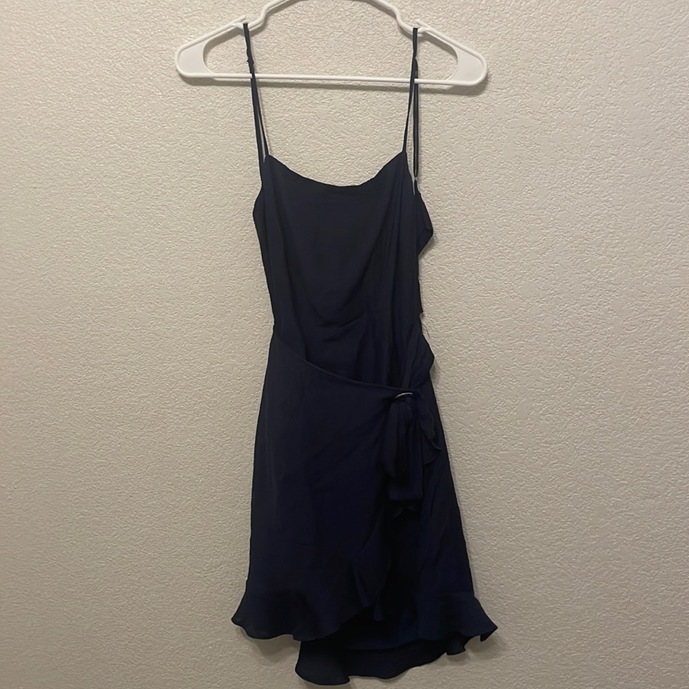 Top It Off Dress Navy